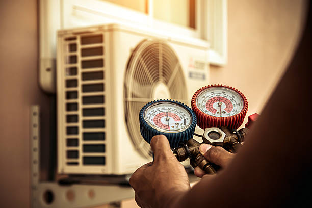 Professional Ac Installation technician working in Southern Pines, NC